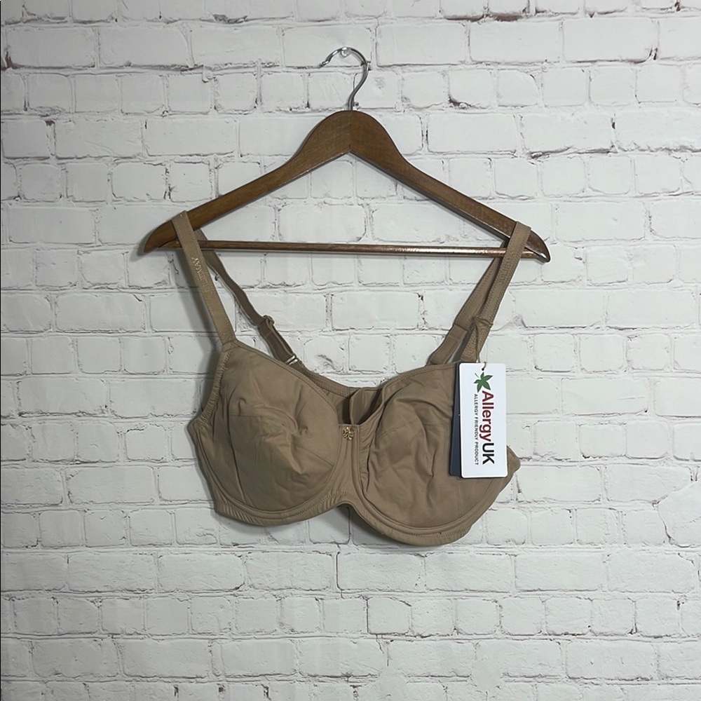Women's 100% Pure Silk Tan Bra
